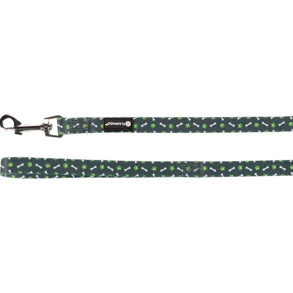 Vodítko nylon Safia zelené 2 x 120 cm Flamingo