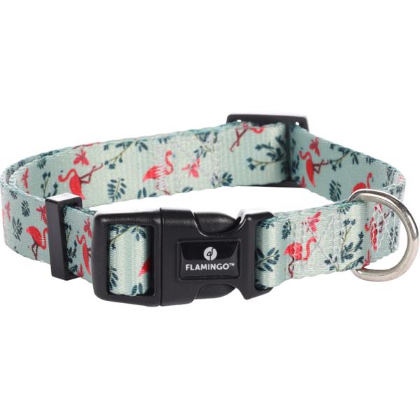 Obojek nylon Samar světle zelený 1,5x30-45 cm Flamingo