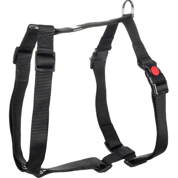 Postroj nylon Ziggi černý L 2,5x60-85 cm Flamingo