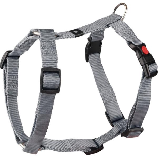 Postroj nylon Ziggi šedý S 1,5x35-50 cm Flamingo