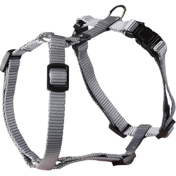 Postroj nylon Ziggi šedý XS 1x25-40 cm Flamingo