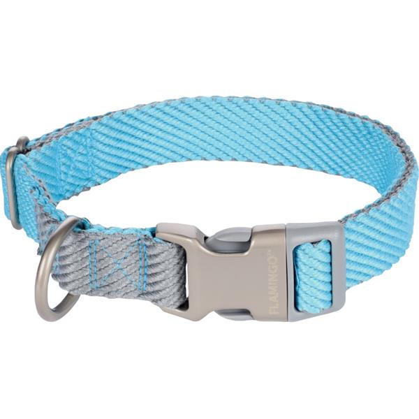 Obojek nylon Elly modrý 1x20-35 cm Flamingo