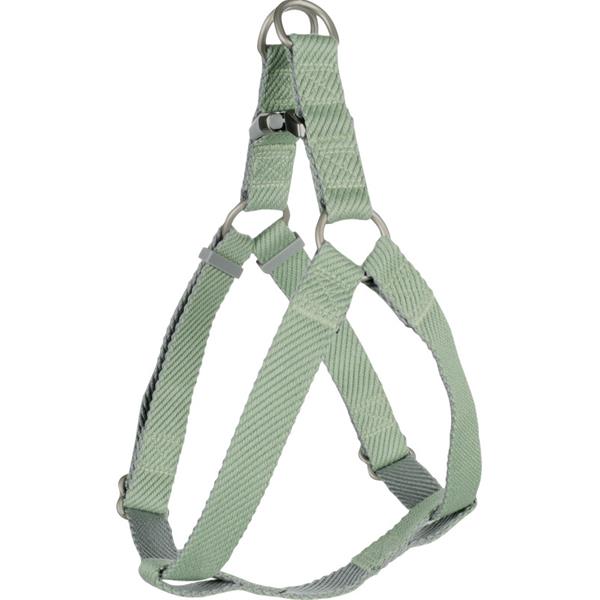 Postroj nylon Elly zelený vel. L (2,5x40-70 cm) Flamingo