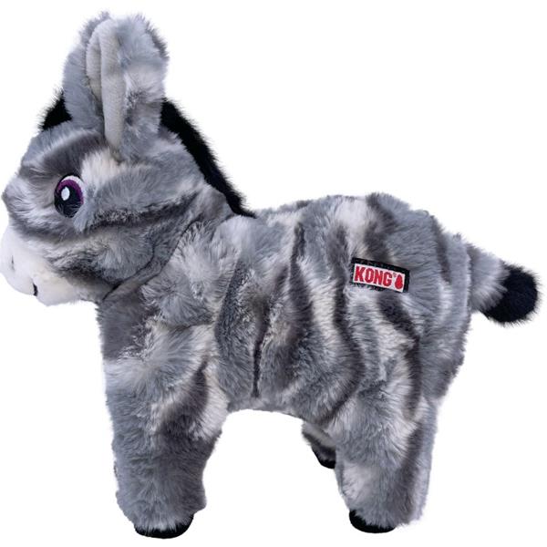 Hračka plyš KONG Low Stuff Stripes Donkey M