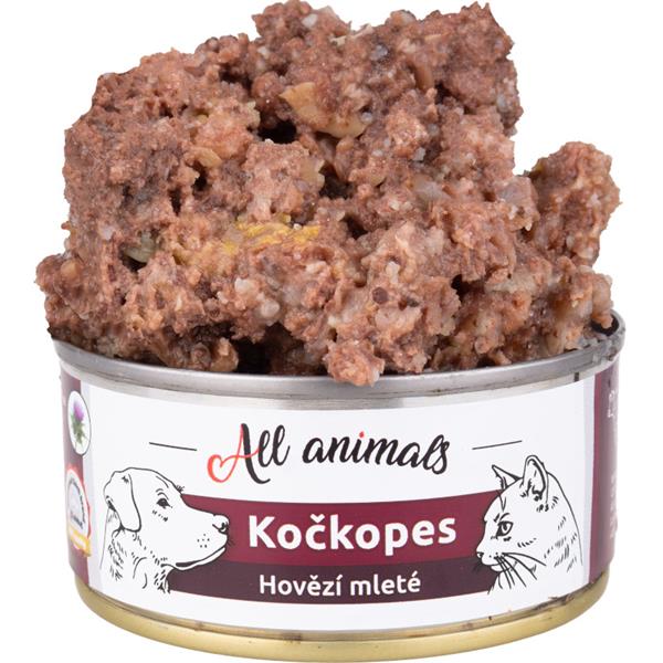 All Animals Hovězí mleté pro kočky