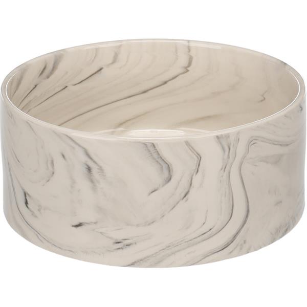 Miska keramika Baron 1,2l šedá Flamingo