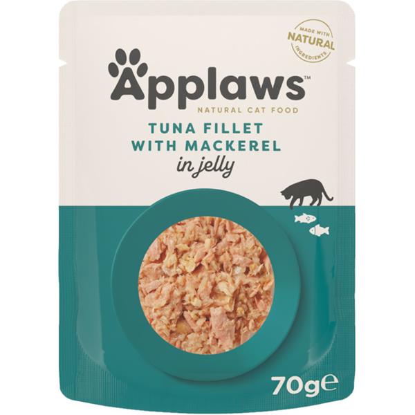 Applaws Cat Jelly Tuňák s makrelou kapsička 70 g