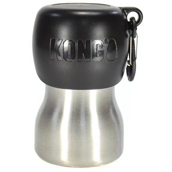 Cestovní láhev H2O Stainless Steel 280 ml černá KONG