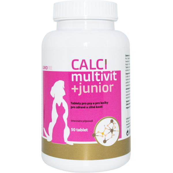 CALCImultivit+junior tablety pro psy a kočky  50 tbl