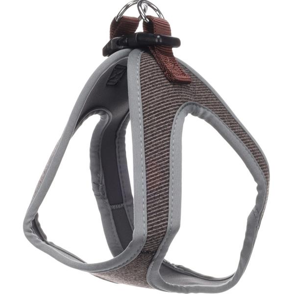 Postroj textil Herbert tmavě hnědý L Flamingo