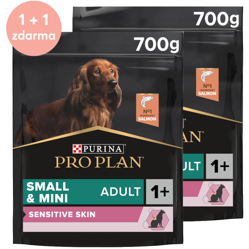 Pro Plan Dog Adult Small & Mini losos 700 g (1+1 zdarma)
