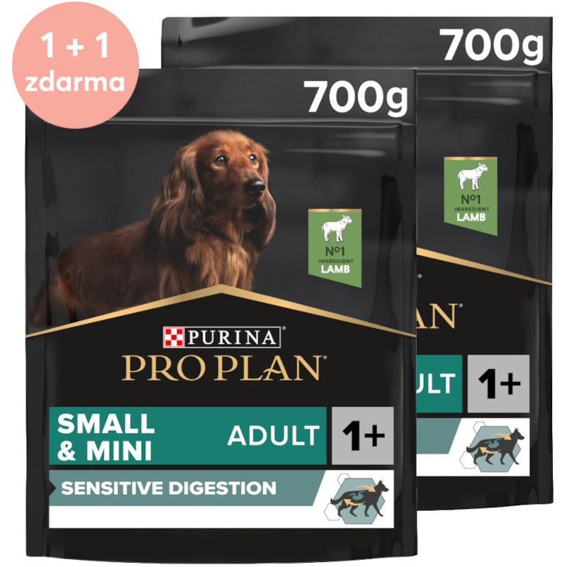 Pro Plan Dog Adult Small & Mini jehně 700 g 1+1 zdarma