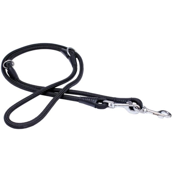B&F Vodítko textil lano ALPINE černé 1,2x240 cm BAFPET