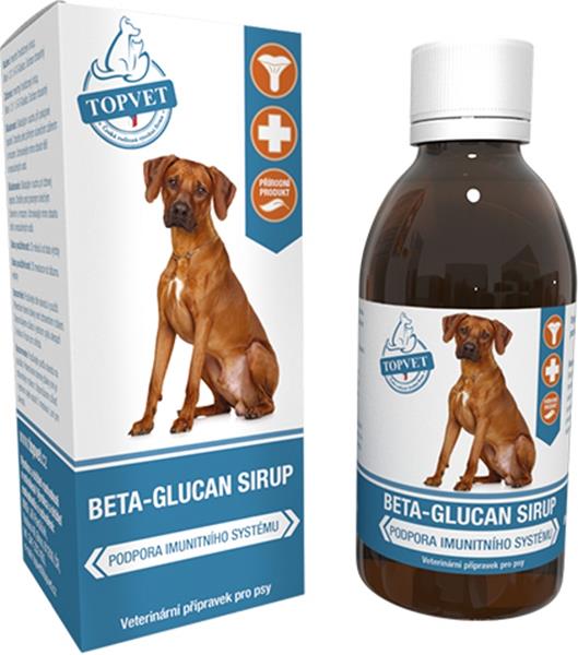 Beta-glucan sirup pro psy TOPVET 200ml