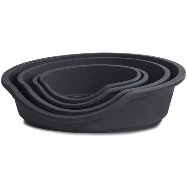 Pelech ovál ECO plast 60x40x20 cm černý Duvo+