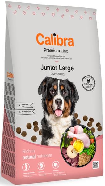 Calibra Dog Premium Line Junior Large NEW 2 x 12 kg