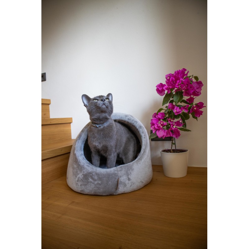 Samohýl Exclusive Kukaň flanel Lilly šedá 38x32 cm