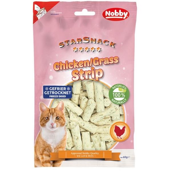 Nobby - StarSnack cat FD Chicken & Cat Grass 60 g