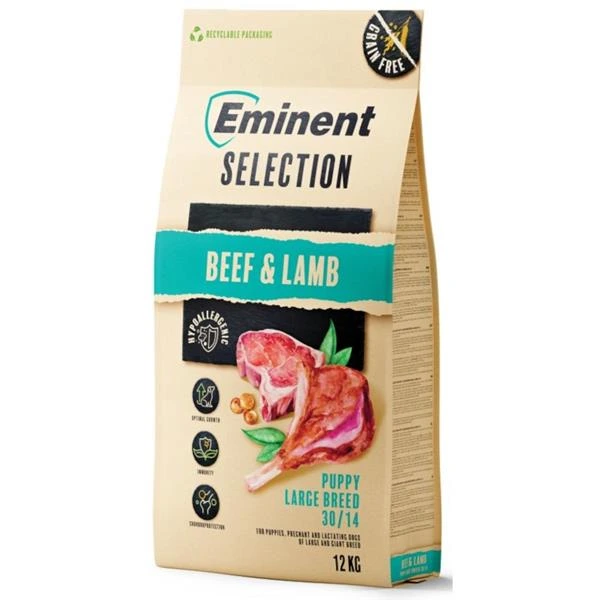 Eminent Selection Puppy Large Breed Beef&Lamb  12 kg