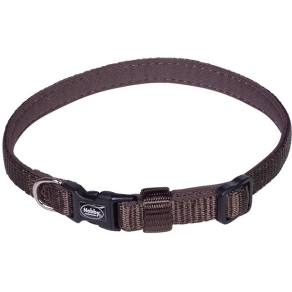 Nobby CLASSIC PRENO Mini obojek neoprenový hnědá XXS-XS 13-20cm