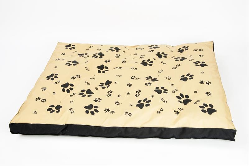 Samohýl Exclusive Matrace nylon Sucharda béžovo/černá tlapka 120 x 100 x 10 cm