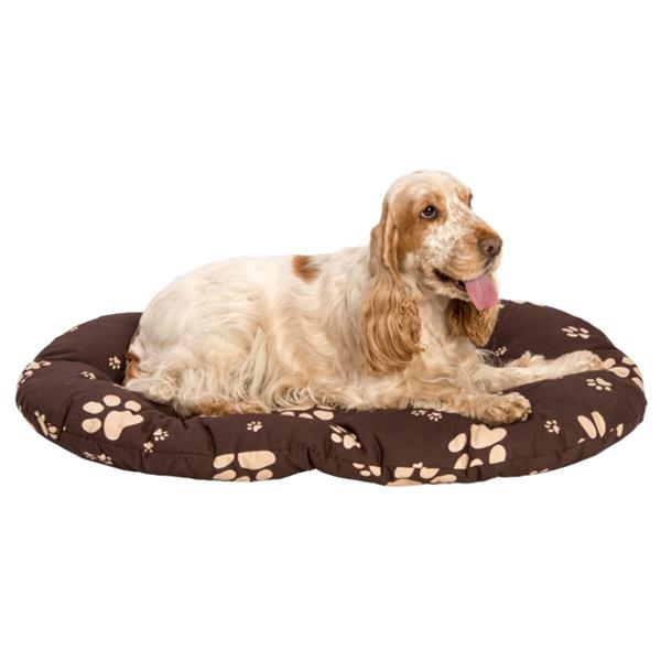 Samohýl Exclusive Polštář ovál bavlna Tlapka hnědo/béžová 80 cm