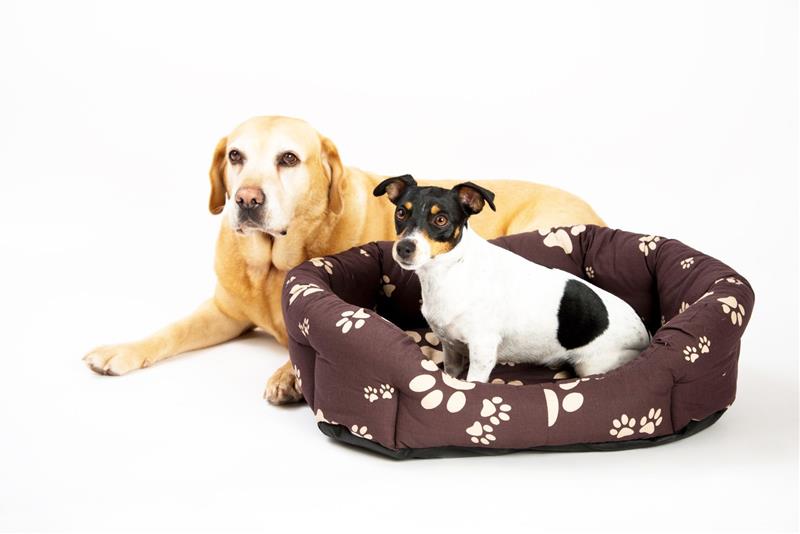 Samohýl Exclusive Pelech 8 hran bavlna Tlapka hnědo/béžová 70 cm