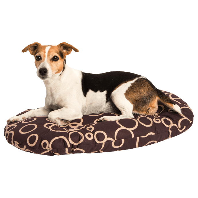 Samohýl Exclusive Polštář ovál bavlna Bednář hnědo/béžový 60 cm