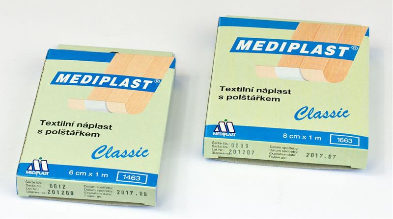 Mediplast Náplast Mediplast, polštářek 8cm/1m (1 ks) 1663