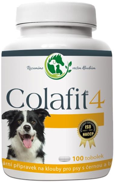 Colafit 4 Na Klouby Pro Psy Černé/Bílé 100 tbl