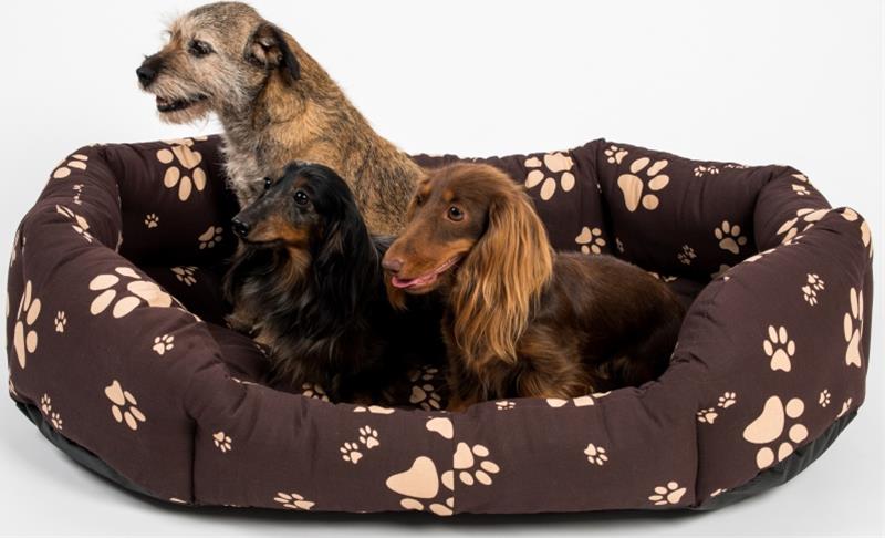 Samohýl Exclusive Pelech 8 hran bavlna Tlapka hnědo/béžová 120 cm