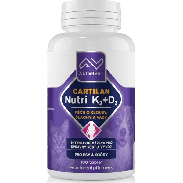 CARTILAN NUTRI K2+D3 Altervet 100tbl