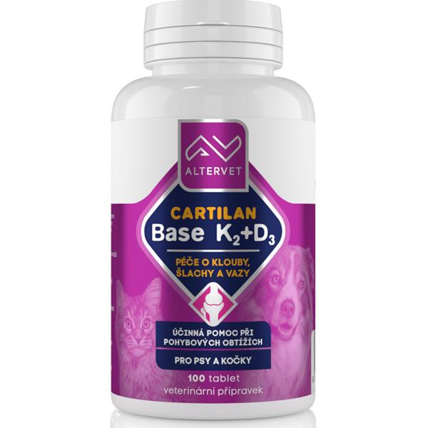 CARTILAN BASE K2+D3 Altervet 100tbl