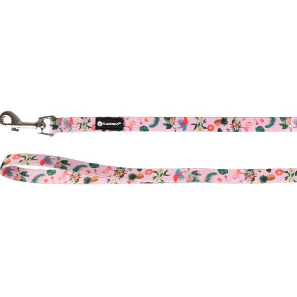 Vodítko nylon Sera růžové 1,5x120 cm Flamingo