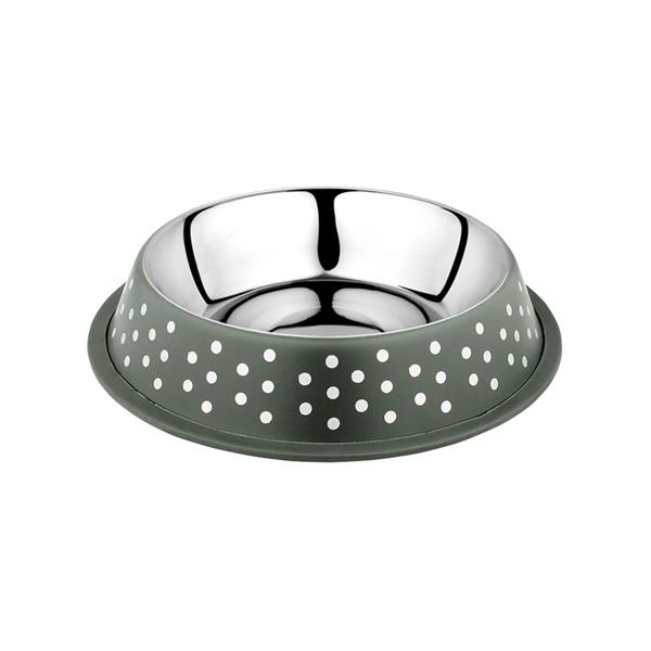 Miska nerez Deco fix puntíky 460 ml zelená Duvo+