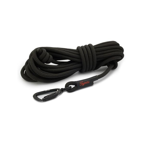 Vodítko lanové stopovací twist 10 m černé Tamer