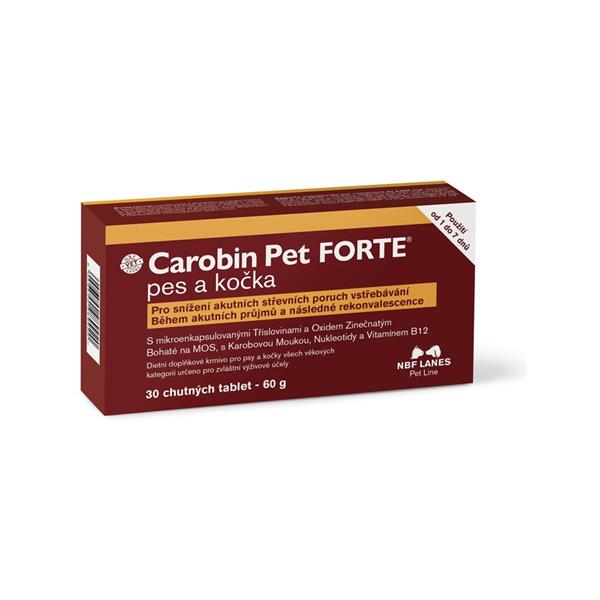 Carobin Pet Forte pro psy a kočky  30 tbl.