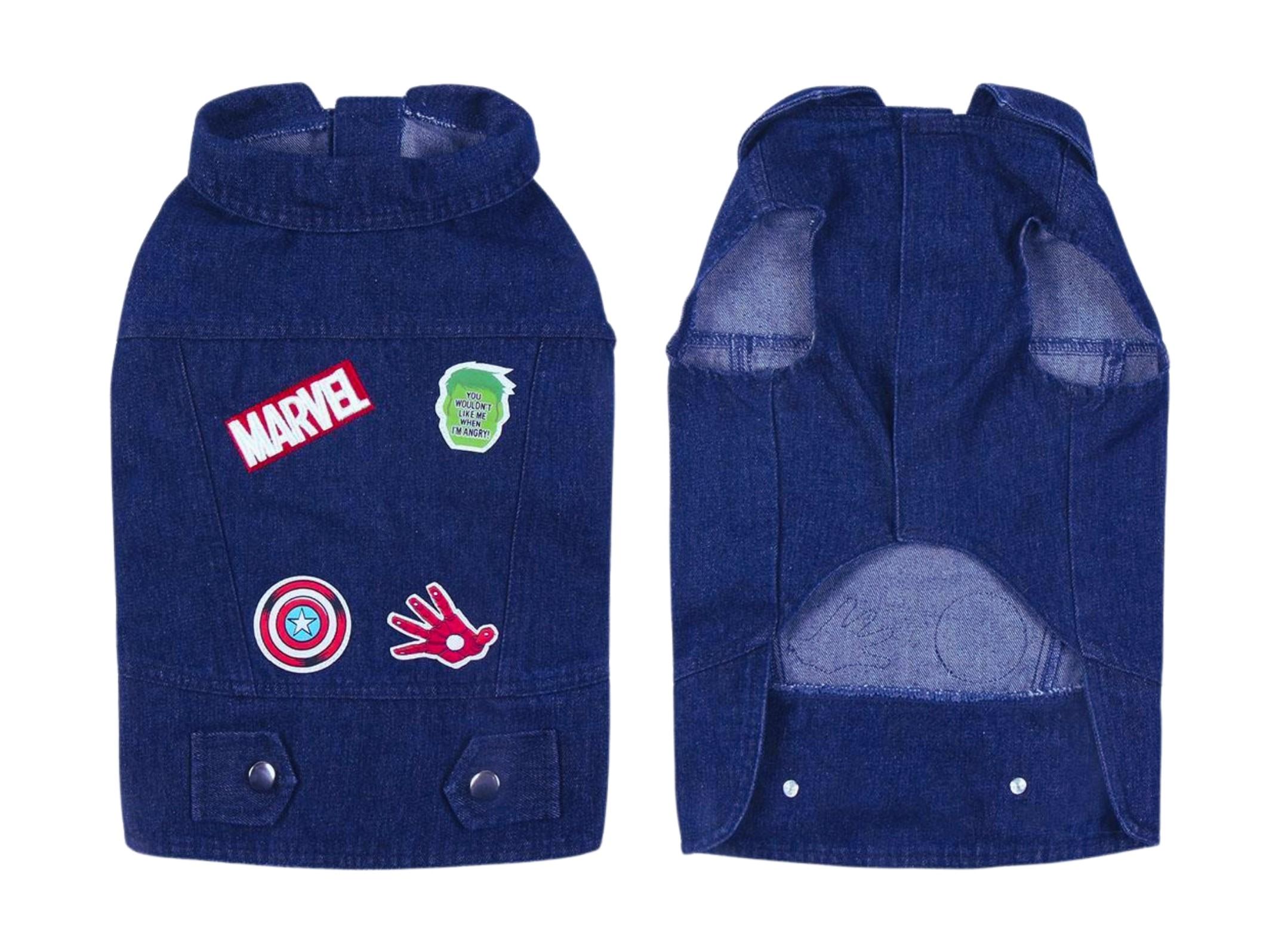 Marvel a DC DŽÍNOVÝ OBLEČEK PRO PSA MARVEL (vel. M) Velikost: M