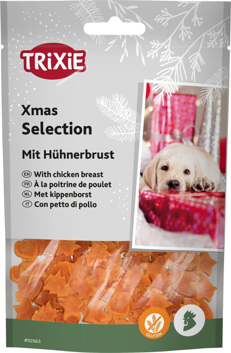 TRIXIE Xmas Selection, kuřecí pamlsek 78 % masa, 100 g