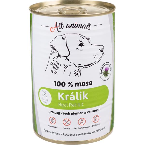 All Animals DOG králík mletý 400g