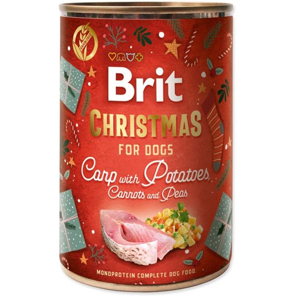 BRIT Mono Protein Štědrovečerní hostina konzerva pro psy 400 g
