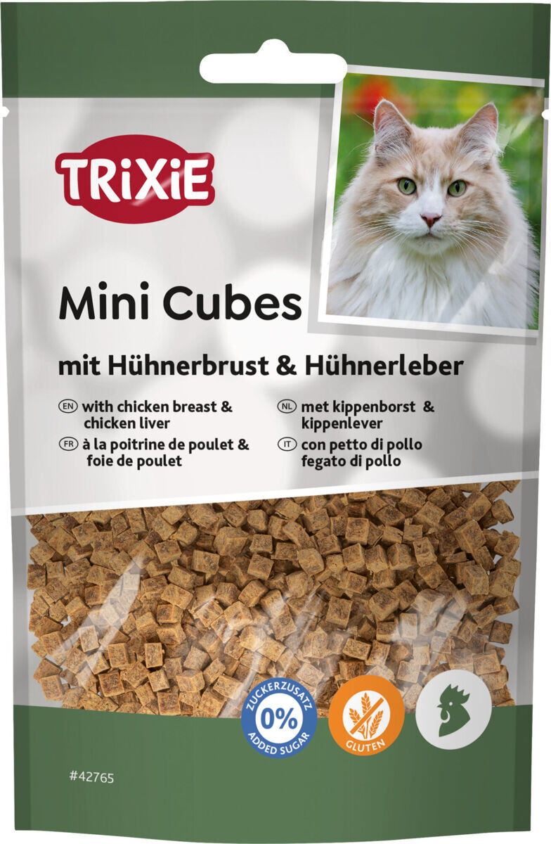 Mini Cubes, kostičky s kuřecími prsy a játry 50g