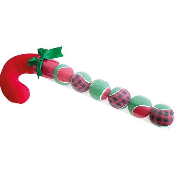 Hračka tenis vánoční míčky 6,5 cm (6 ks) Nobby