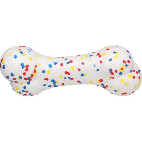 Hračka TPU Kona kost 20,5 cm bílá Flamingo