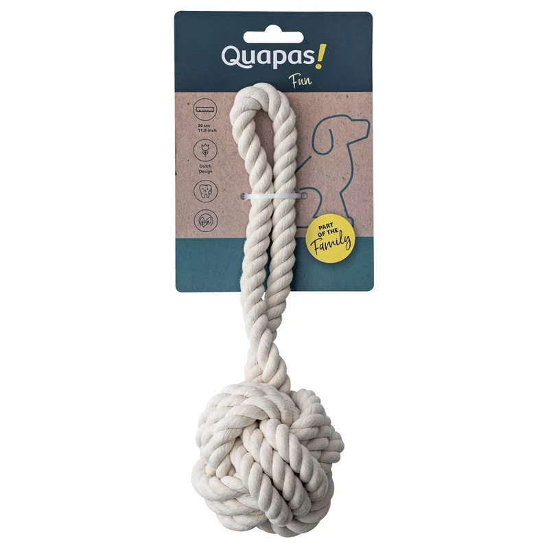 Hračka provaz Quapas! L míč 30 cm A.K.