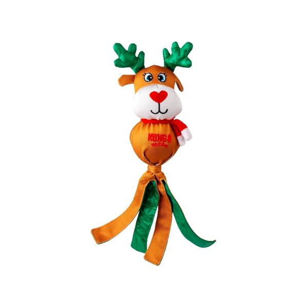 Hračka plyš vánoční KONG Wubba Assorted L
