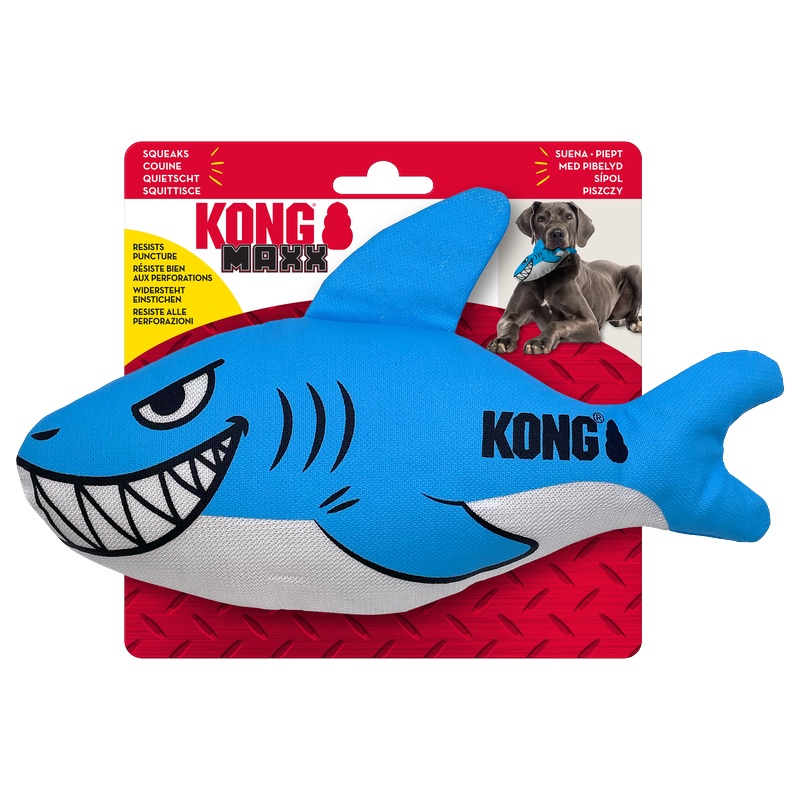 Hračka plyšová KONG Maxx Shark M