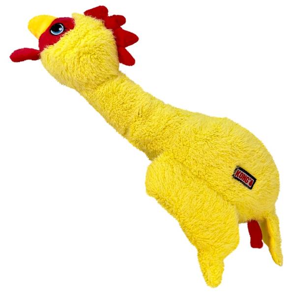 Hračka plyšová KONG Scruffs Chicken M/L