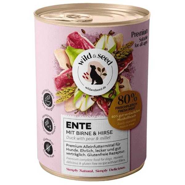 Wild&Seed Wild & Seed Dog konzerva - kachna 400 g