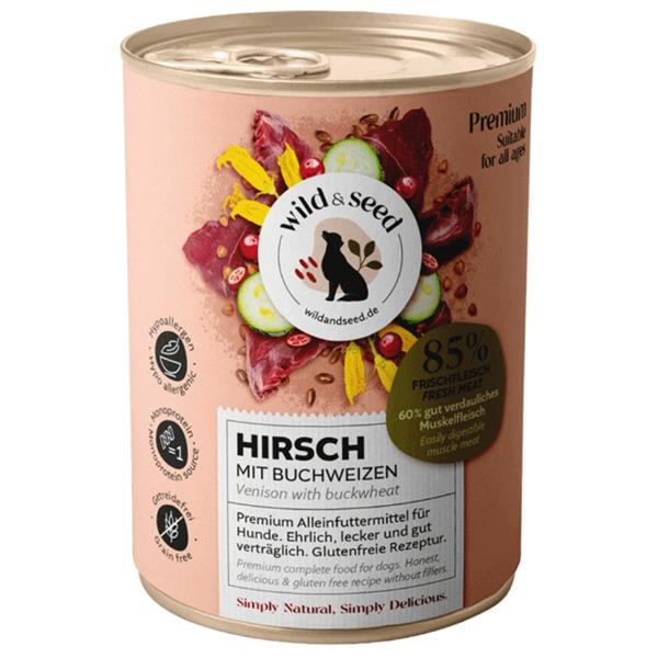 Wild&Seed Wild & Seed Dog konzerva - zvěřina 400 g